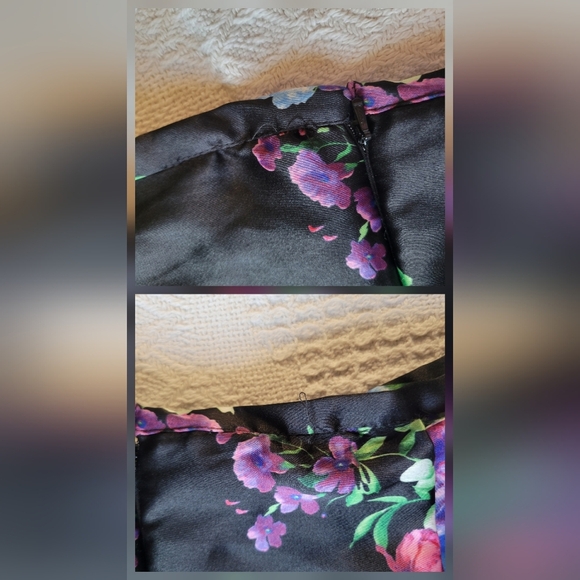 Blondie Nites Formal Maxi Length Floral Prom/Evening Full Skirt - Picture 12 of 12